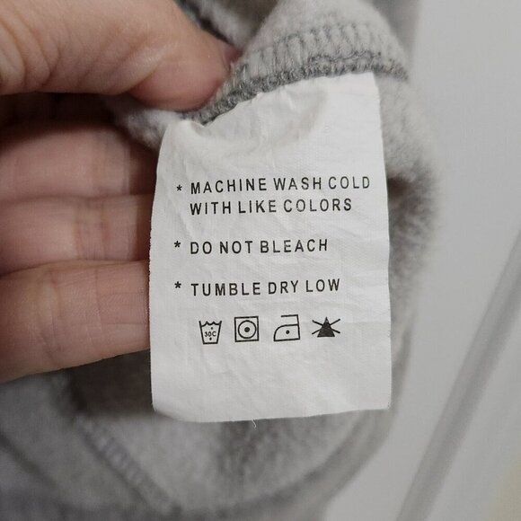 Branded Bull Women's L Gray Fleece Button Up Collared Trucker Jacket Soft Cozy - Picture 9 of 9